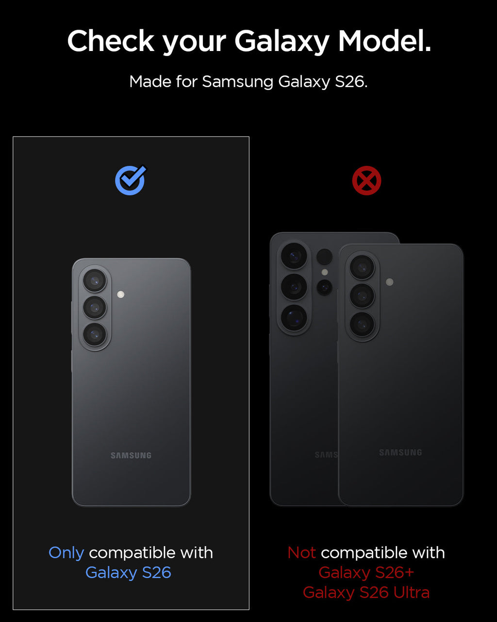 Galaxy S26 Series - Optik EZ Fit Lens Pro Protector
