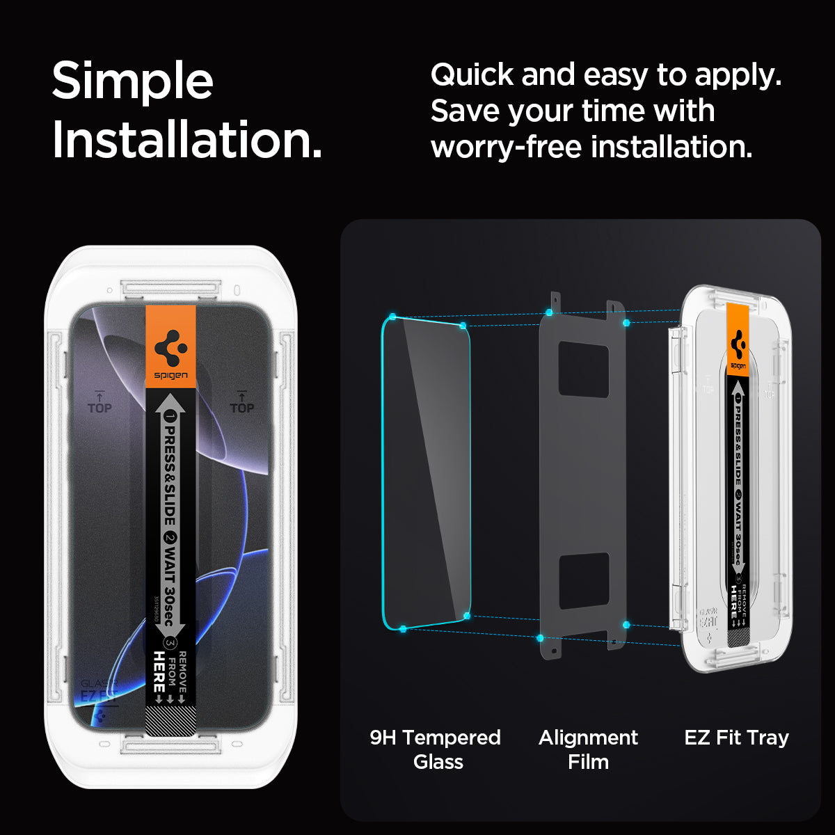 iPhone 16 Series - GLAS.tR EZ Fit | Sensor Protected