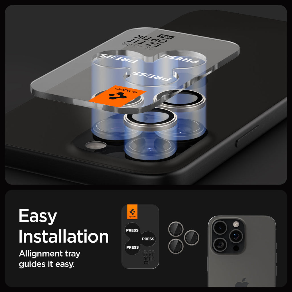 iPhone 16 Series - Optik Pro EZ Fit Lens Protector